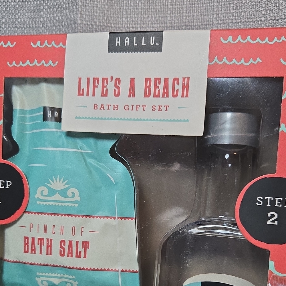 Beach Bath Bundle - Gift Set, Tequila Style - With Black & Gold Starfish Charm - Picture 2 of 5